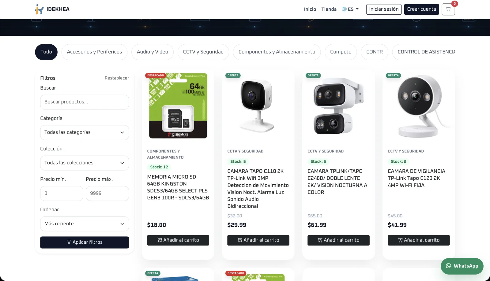 Módulo de Tienda en Línea y Catálogo Digital de OMNI ERP